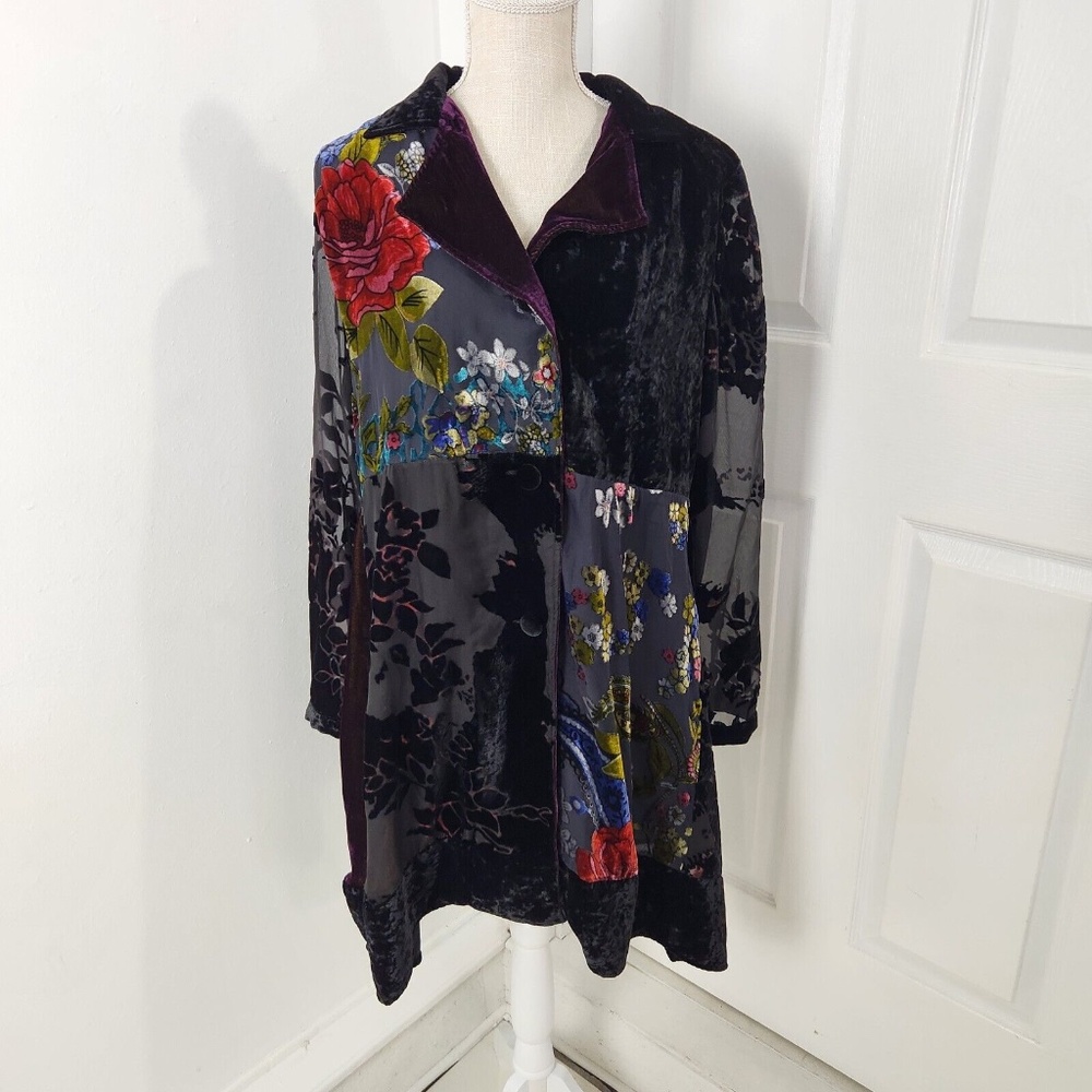 Soft Surroundings Lisette Mixed Floral Jacket - Gorgeous